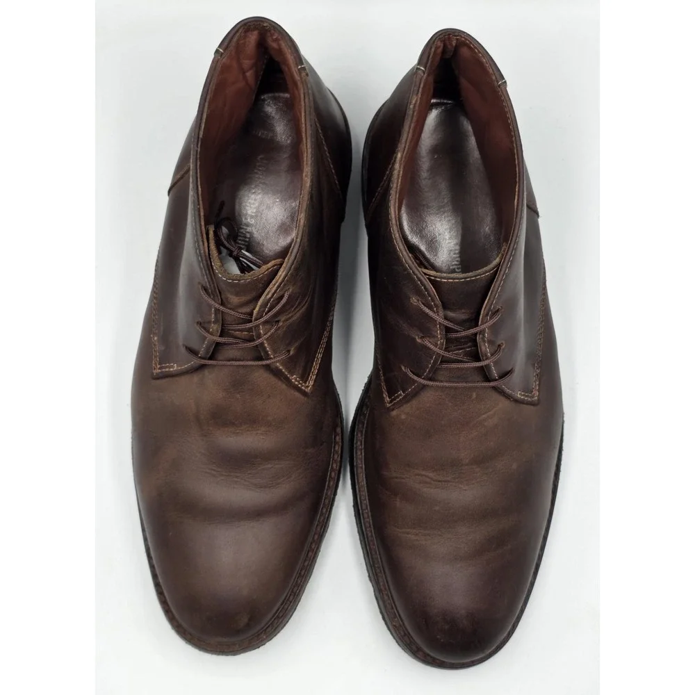 Johnston & Murphy Copeland Chukka Boots Brown Leather Mens 9.5M India